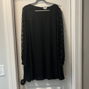 Black cocktail dress 3x